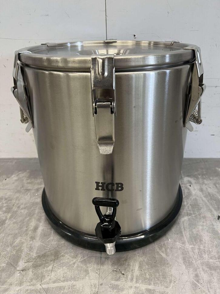 Récipient portable isotherme en acier inoxydable avec, Zakelijke goederen, Horeca | Keukenapparatuur, Verzenden