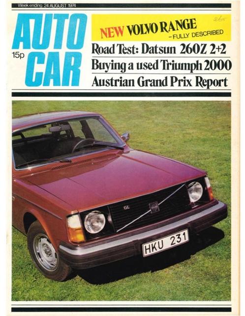1974 AUTOCAR MAGAZINE 4061 ENGELS, Livres, Autos | Brochures & Magazines