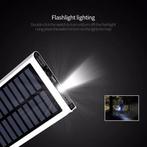Externe 30.000mAh Solar Charger Powerbank Zonnepaneel, Telecommunicatie, Verzenden, Nieuw, Stuff Certified®