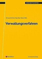 Verwaltungsverfahren (Skripten)  Fürst, Susann...  Book, Fürst, Susanne, Takacs, Oskar, Verzenden