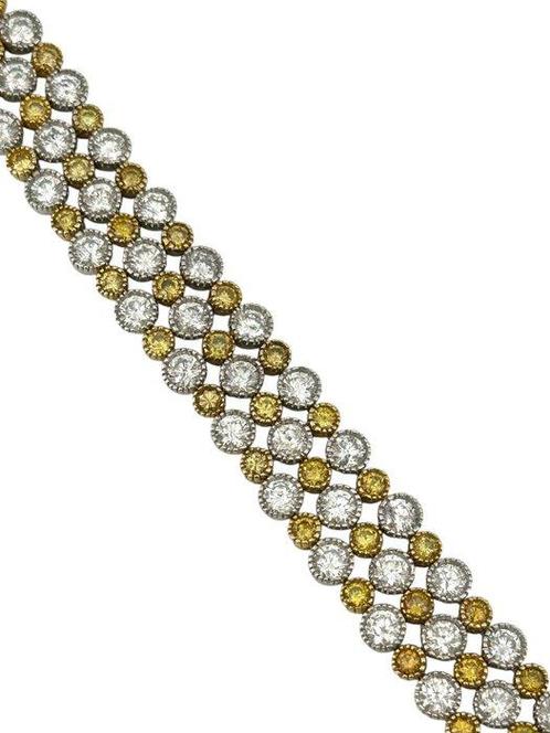 Armband - 18 karaat Geel goud, Witgoud, 18K Geel- en, Handtassen en Accessoires, Armbanden