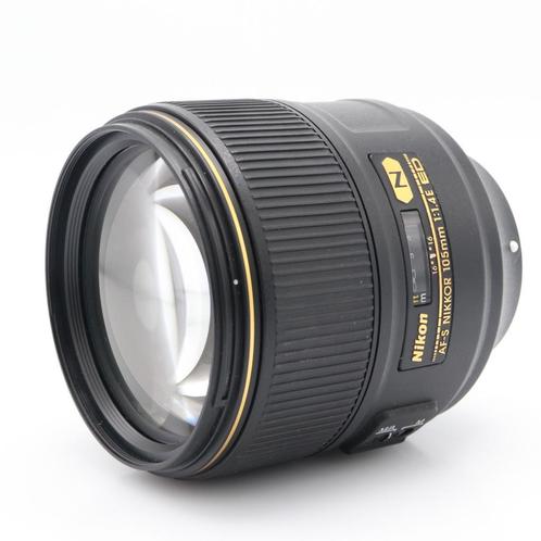 Nikon AF-S 105mm F/1.4E ED + HB-79 (zonnekap) occasion, Audio, Tv en Foto, Foto | Lenzen en Objectieven, Zo goed als nieuw, Verzenden