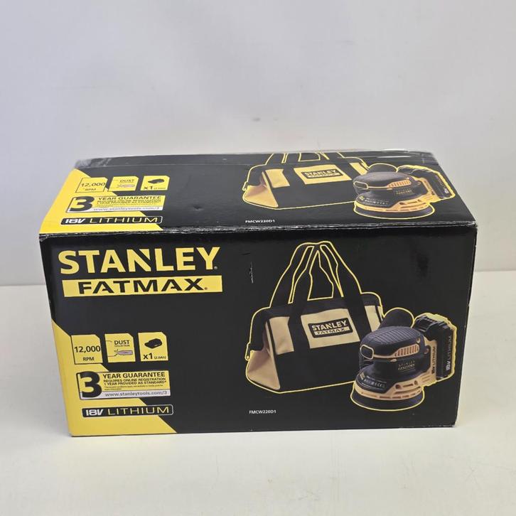 Stanley FMCW220D1-QW FatMax Excentrische schuurmachine Body, Doe-het-zelf en Bouw, Gereedschap | Schuurmachines, Nieuw, Ophalen of Verzenden