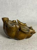 Brûleur dencens Lotus - Bronze - XXe siècle