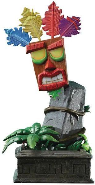 First 4 Figures Crash Bandicoot Statue-Mini Aku-Aku Mask, Collections, Jouets miniatures, Enlèvement ou Envoi