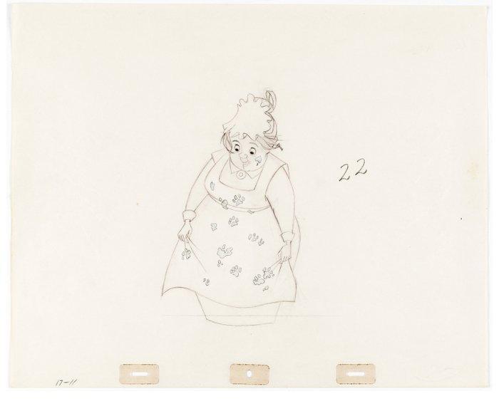 Walt Disney - 1 Original preliminary drawing - 101, Verzamelen, Disney