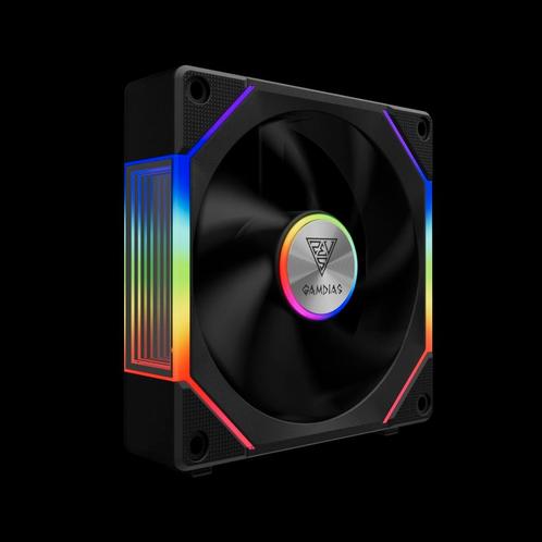 Gamdias 120mm UNI FAN - Reverse Fan Blade (swappable) / C..., Computers en Software, Computerkoelers, Nieuw, Ophalen of Verzenden