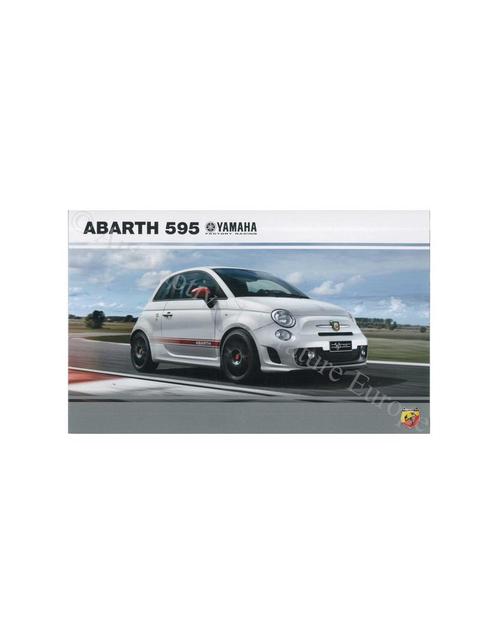 2015 ABARTH 595 YAMAHA FACTORY RACING BROCHURE DUITS, Boeken, Auto's | Folders en Tijdschriften, Ophalen of Verzenden