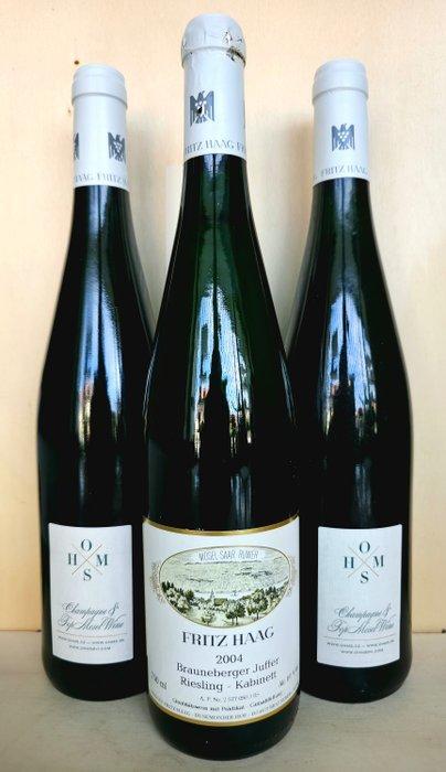 2004 Fritz Haag Brauneberger Juffer - Moselle Kabinett - 3, Verzamelen, Wijnen