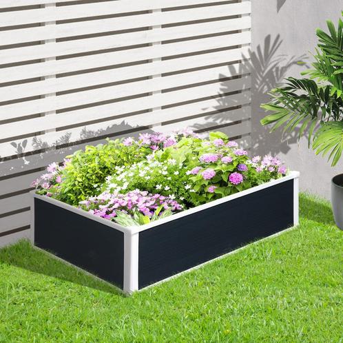 Bloembak - Groene Vingers - Afvoersysteem - Ruimte - Grijs, Tuin en Terras, Bloembakken en Plantenbakken, Nieuw, Ophalen of Verzenden