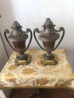 Belangrijk paar deurknoppen in de vorm van palmen - 34 cm