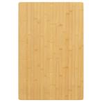 vidaXL Tafelblad 60x100x4 cm bamboe, Huis en Inrichting, Tafelonderdelen, Verzenden, Nieuw