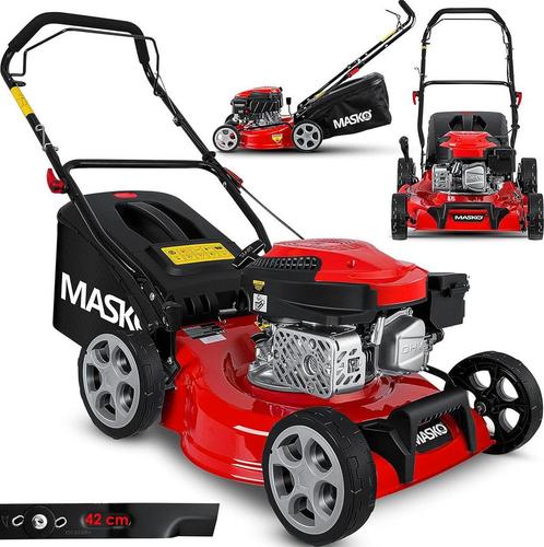 KESSER® Benzinegrasmaaier, 3-in-1, 42 cm maaibreedte, 7-voud, Doe-het-zelf en Bouw, Gereedschap | Overige machines, Verzenden