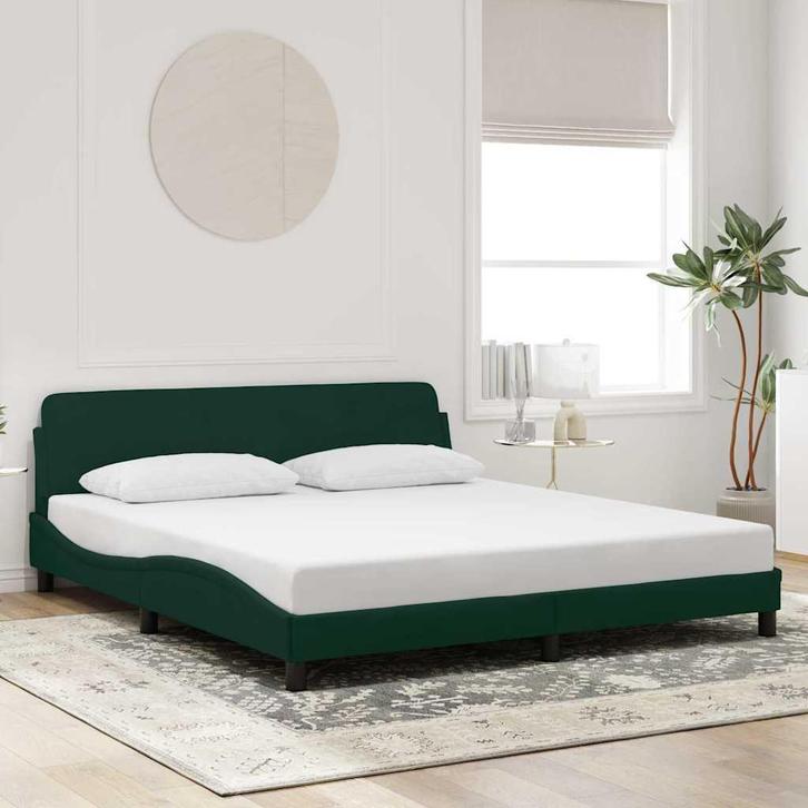 Bed 180x200 Groen | OP = OP | 30% Voordeel (bedframe), Maison & Meubles, Chambre à coucher | Lits, Envoi