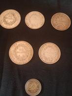 Frankrijk. Lot de 5 monnaies en argent (10 Francs et 50, Postzegels en Munten