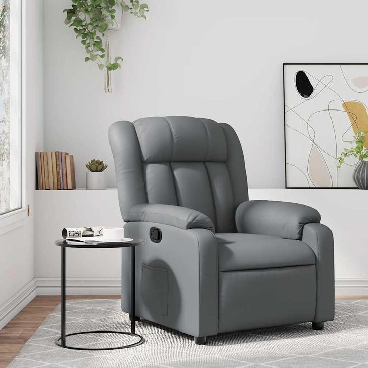 Comfort Fauteuil Grijs | OP = OP | Zakt Niet Weg!, Huis en Inrichting, Fauteuils, 50 tot 75 cm, Minder dan 75 cm, Nieuw, Verzenden