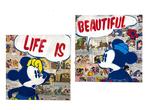 Koen Betjes (XXI) - Mickey & Minnie - Life is Beautiful x, Antiek en Kunst, Kunst | Schilderijen | Modern
