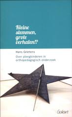 Kleine stemmen, grote verhalen!? 9789044128321 Hans Grietens, Boeken, Verzenden, Zo goed als nieuw, Hans Grietens