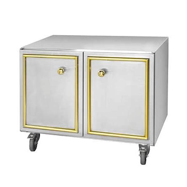 Onderstel | MINI SÉDUCTION | RVS | Draaideuren | Wielen, Zakelijke goederen, Horeca | Keukenapparatuur, Nieuw in verpakking, Verzenden