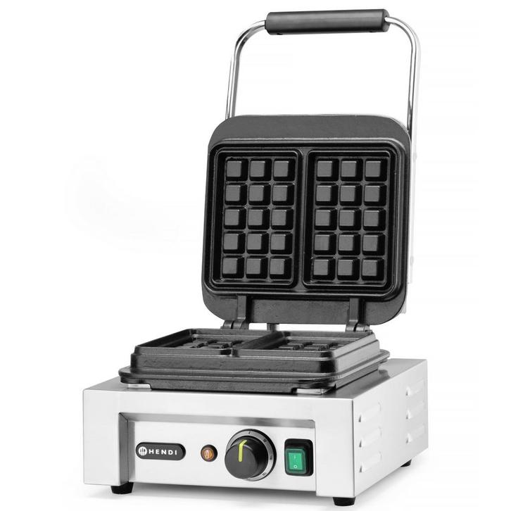 Wafelijzer | Enkel | Brusselse Wafels | 50°C/300°C | 2.2kW, Zakelijke goederen, Horeca | Keukenapparatuur, Nieuw in verpakking