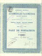 Verzameling van obligaties of aandelen - Frankrijk - Autos, Timbres & Monnaies