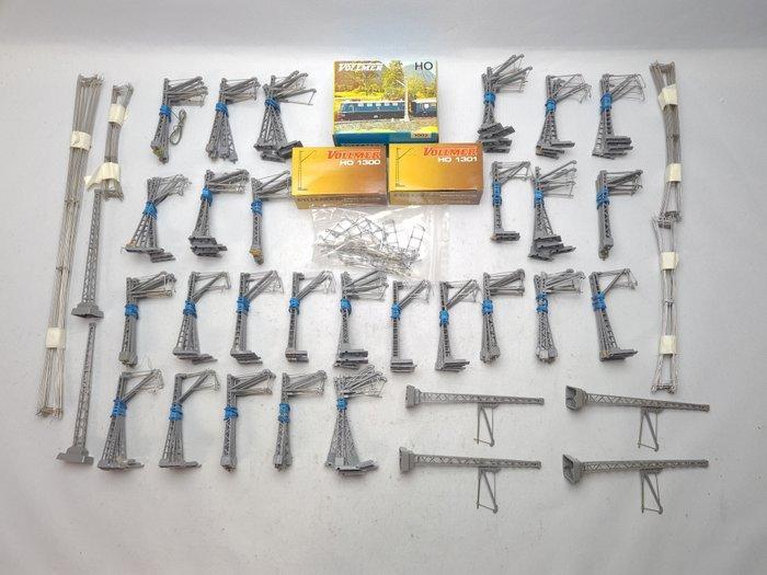 Vollmer H0 - Bovenleiding (230) - 230-delige bovenleiding, Hobby & Loisirs créatifs, Trains miniatures | HO