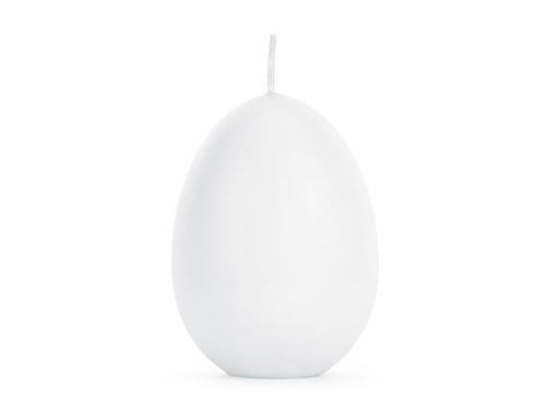 Kaars Paasei Wit 10cm, Hobby en Vrije tijd, Feestartikelen, Nieuw, Verzenden