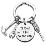 Fako Bijoux® - Sleutelhanger If Dad Cant Fix It, No One Can, Nieuw, Verzenden