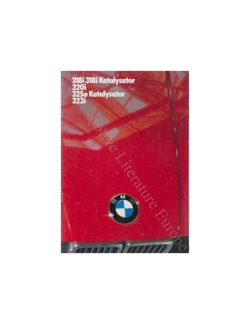 1985 BMW 3 SERIE LIMOUSINE BROCHURE DUITS, Livres, Autos | Brochures & Magazines