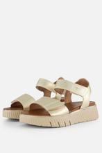 Tamaris Comfort Sandalen goud Leer - Dames - Maat 40 (Mode), Verzenden