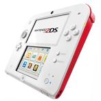 Nintendo 2DS Console - Wit/Rood, Games en Spelcomputers, Verzenden, Gebruikt