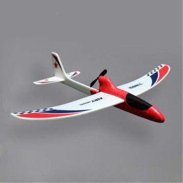 RC Vliegtuig Glider - DIY Speelgoed Plooibaar Rood beschikbaar voor biedingen