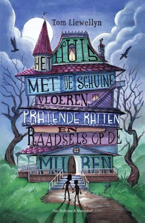 Het huis met de schuine vloeren, pratende ratten en raadsels, Boeken, Kinderboeken | Jeugd | 10 tot 12 jaar, Zo goed als nieuw