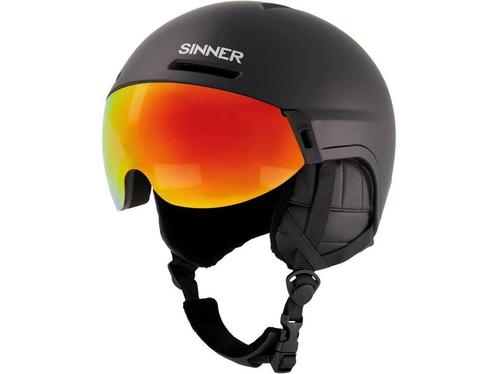 Sinner MONTBLANC VISOR skihelm - Zwart - Maat M, Huis en Inrichting, Woonaccessoires | Overige, Zo goed als nieuw, Verzenden
