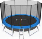 Trampoline 366 cm met veiligheidsnet blauw tot 150 kg, Kinderen en Baby's, Speelgoed | Buiten | Trampolines, Ophalen of Verzenden