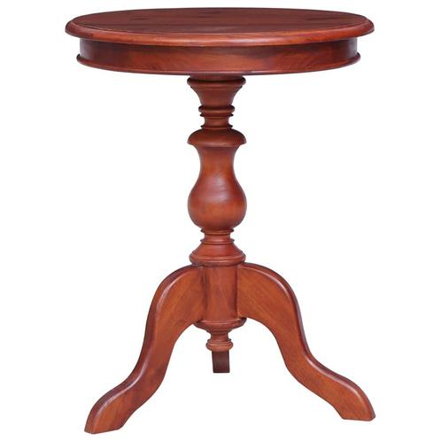 vidaXL Bijzettafel 50x50x65 cm massief mahoniehout bruin, Huis en Inrichting, Tafels | Bijzettafels, Nieuw, Verzenden
