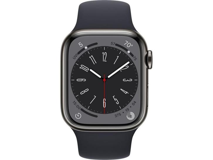 Apple Watch Series 8 - 4G - ECG - 41mm - Grafiet, Bijoux, Sacs & Beauté, Montres connectées, Envoi