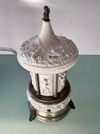 Fume-cigare - Porcelaine, Plaqué(e) argent