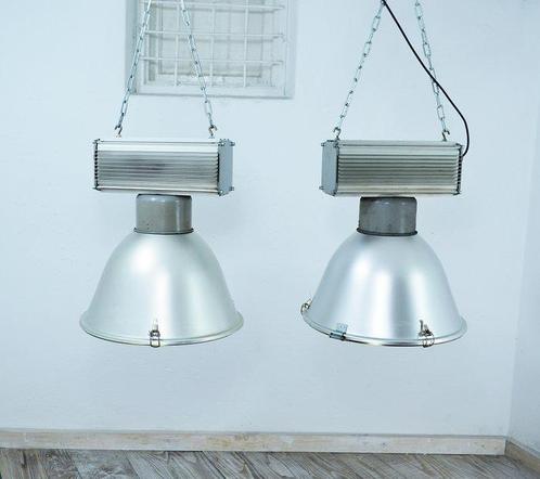 elGO - Plafondlamp - Aluminium, Glas, Staal, Antiek en Kunst, Antiek | Verlichting