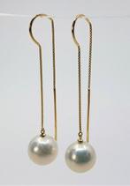 Oorbellen - 18 karaat Geel goud - 10mm Edison Pearls, Handtassen en Accessoires, Oorbellen, Nieuw