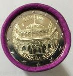 Spanje. 2 Euro 2024 Sevilla (25 coins) in roll  (Zonder, Postzegels en Munten, Munten | Europa | Euromunten