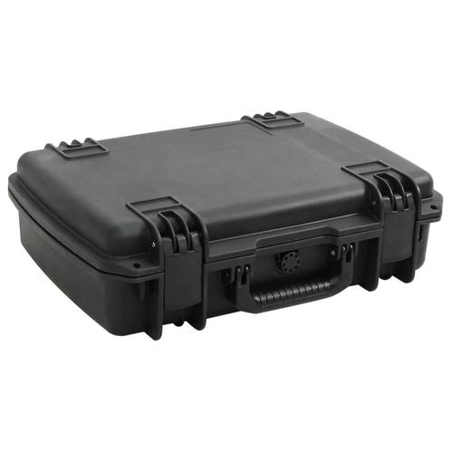 vidaXL Flightcase draagbaar 50,5x37x14,5 cm PP zwart, Audio, Tv en Foto, Foto | Cameratassen, Nieuw, Verzenden