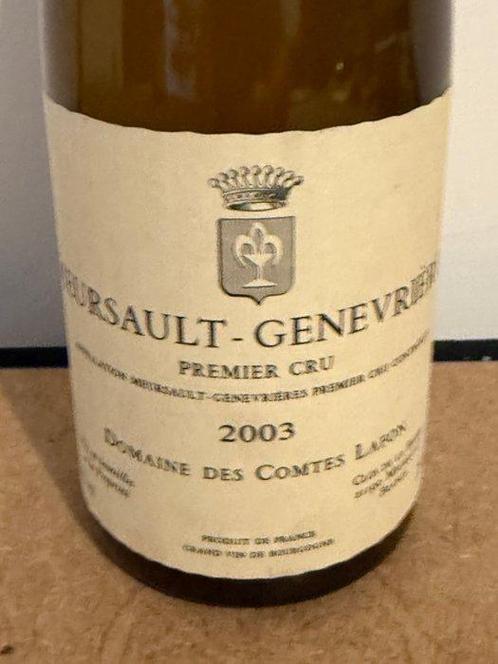 2003 Comtes Lafon, Meursault Genevrières - Meursault 1er Cru, Verzamelen, Wijnen