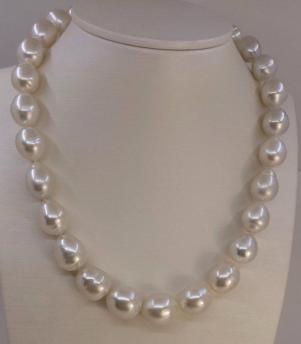 Collier Perles de mer du Sud australiennes certifiées PSL -, Handtassen en Accessoires, Kettingen