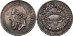 Medaille o J Belgie (v Hart) Leopold Ii / koenigliche Gar..., Verzenden