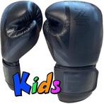 PunchR™ Kids Bokshandschoenen Electric Zwart Zwart, Sport en Fitness, Verzenden, Nieuw, Bokshandschoenen