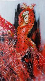 Elisa Brindani - Ballerina di flamenco con abito rosso a