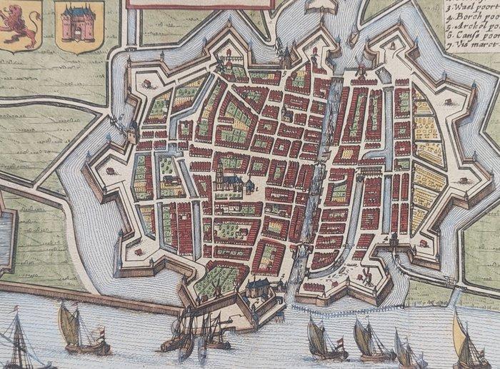 Nederland - Gorinchem; Lodovico Guicciardini - Gorchum -, Livres, Atlas & Cartes géographiques