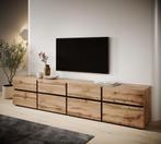 Meubella TV-Meubel Cainan eiken 225 cm, Huis en Inrichting, Kasten |Televisiemeubels, Verzenden, Nieuw, 25 tot 50 cm, Overige materialen