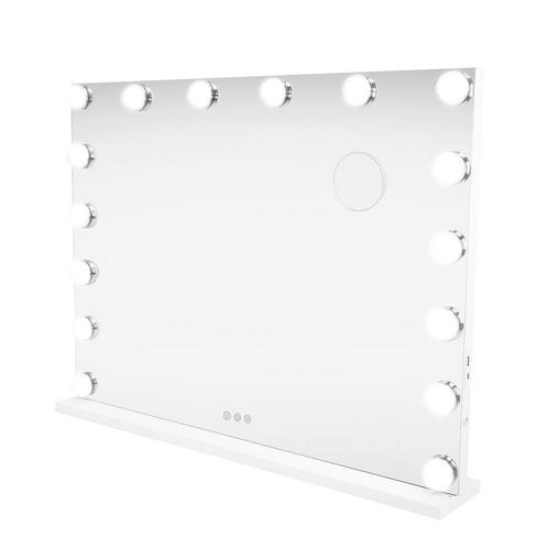 LED Bluetooth Spiegel - 80 x 60cm, Huis en Inrichting, Woonaccessoires | Spiegels, Verzenden